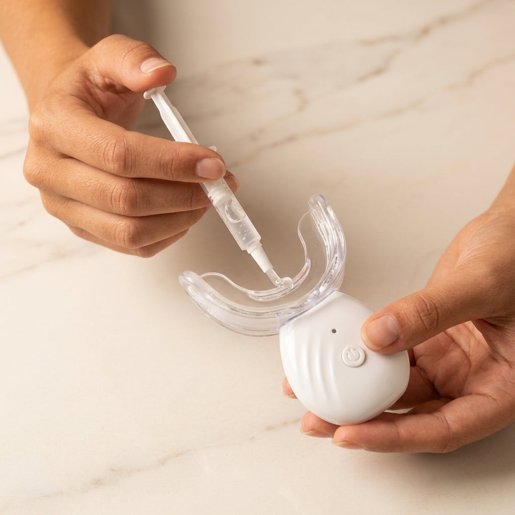 Appliquez le gel